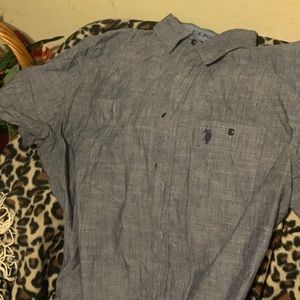 Denim Polo top
